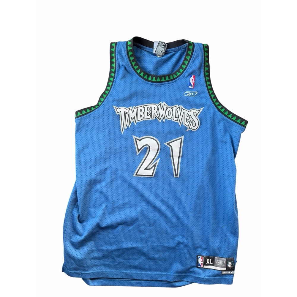 Minnesota Timberwolves Kevin Garnett #21 Reebok Jersey XL Vintage